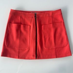 Rachel by Rachel Roy Mini Skirt Size 12 Orange